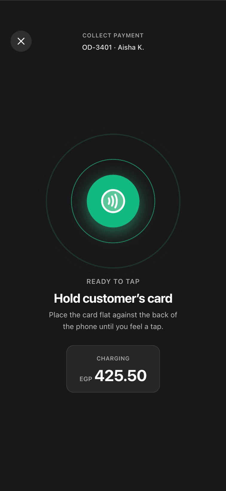 Soft POS — tap to pay on device